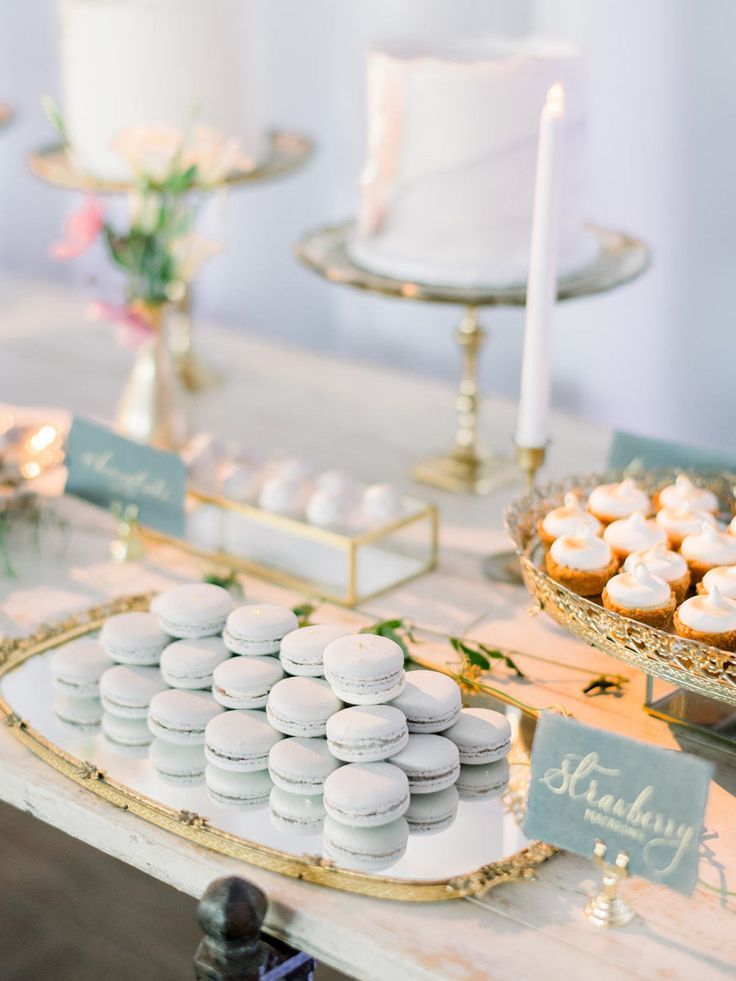 Wedding Cake and Dessert Ideas: Dessert Table Display